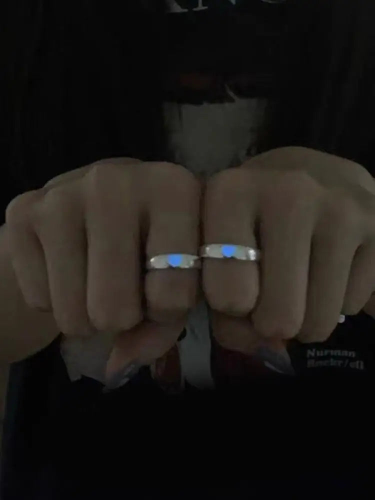 Bague Cœur Lumineuse