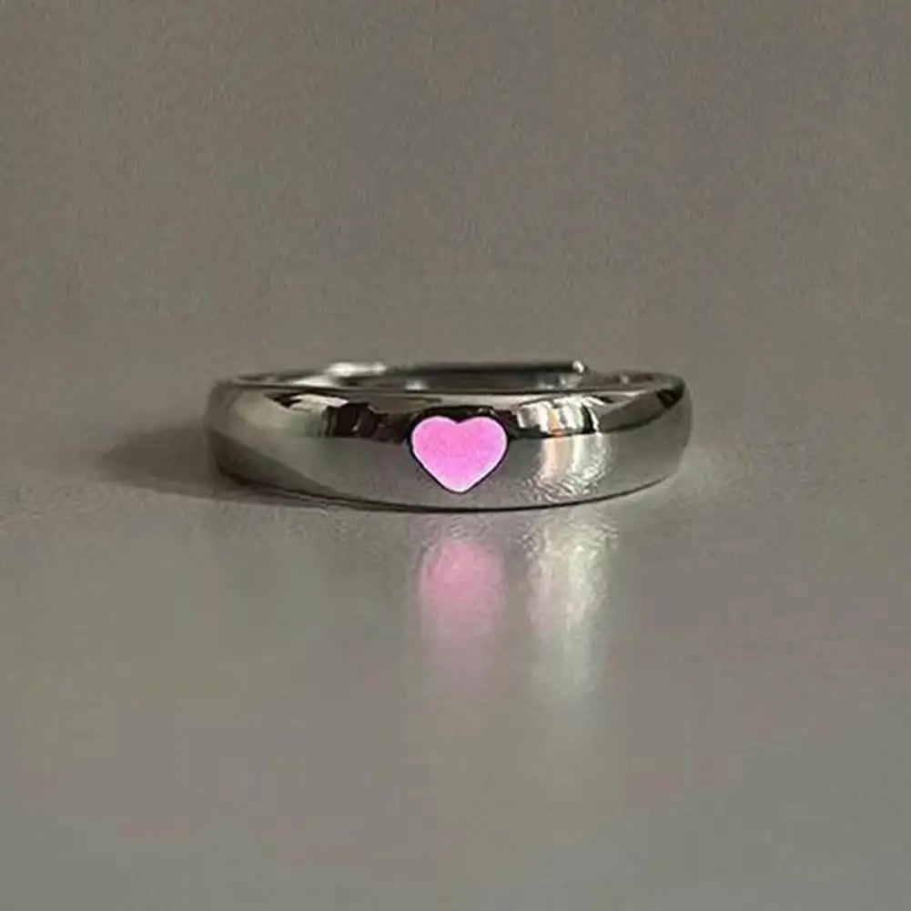 Bague Cœur Lumineuse
