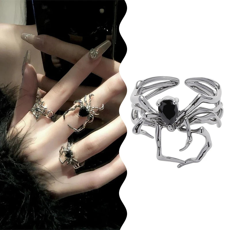 Bague Araignée Noire