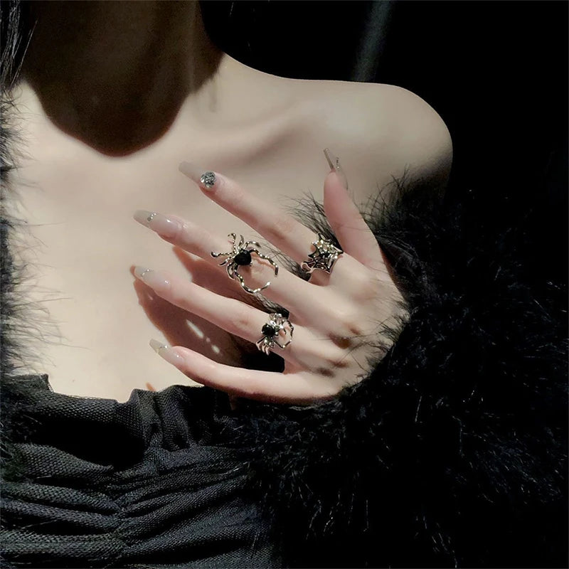 Bague Araignée Noire