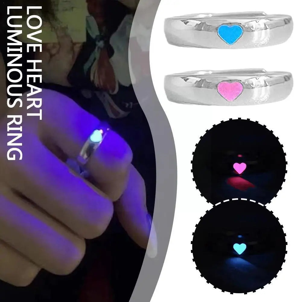 Bague Cœur Lumineuse