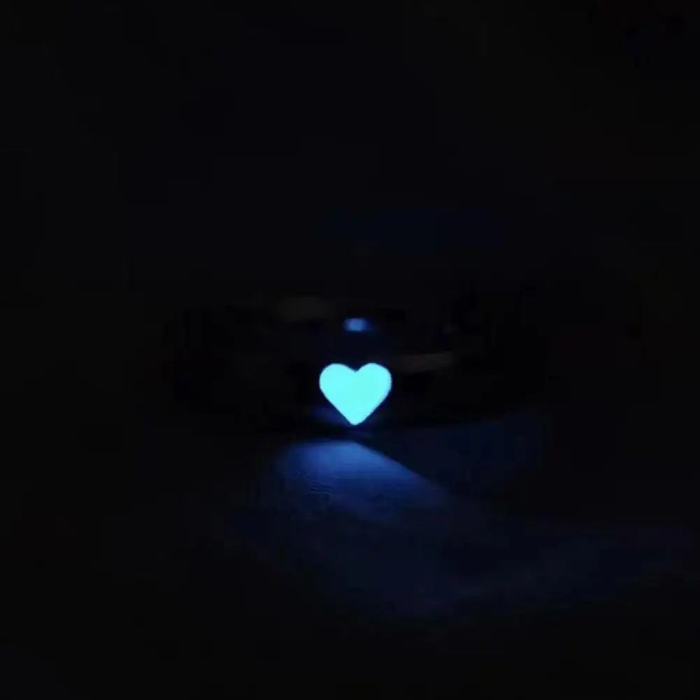 Bague Cœur Lumineuse