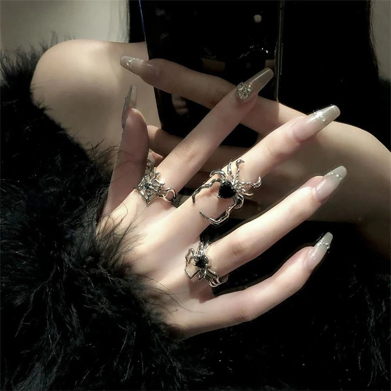 Bague Araignée Noire
