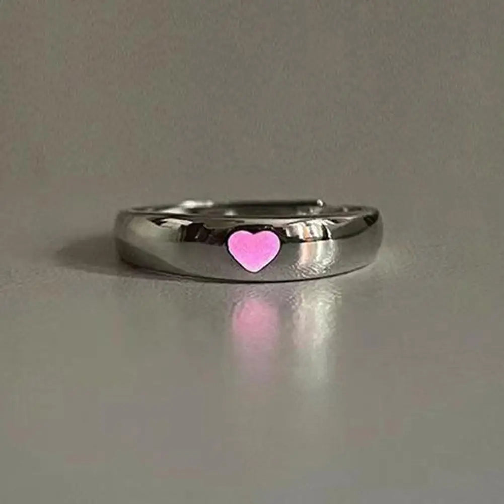 Bague Cœur Lumineuse