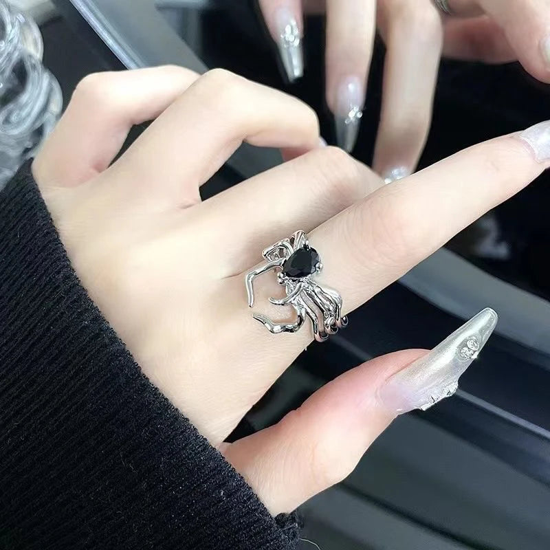 Bague Araignée Noire