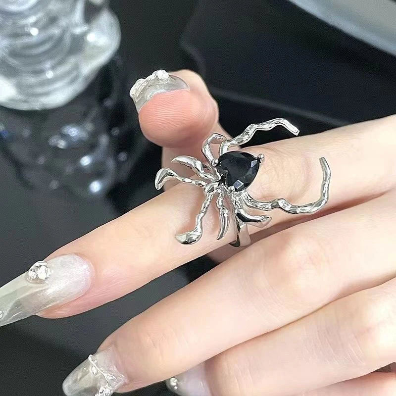 Bague Araignée Noire