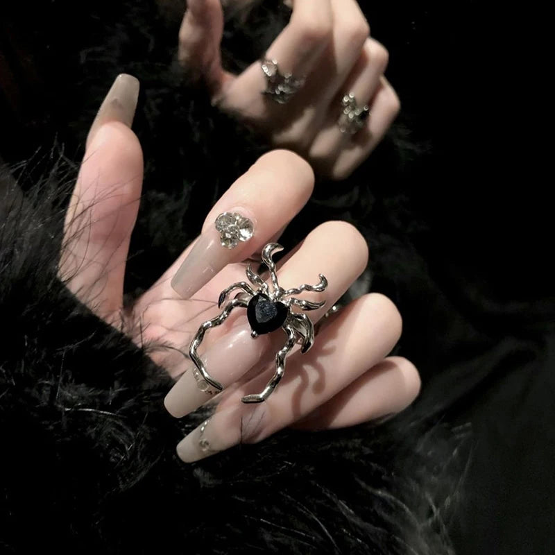 Bague Araignée Noire