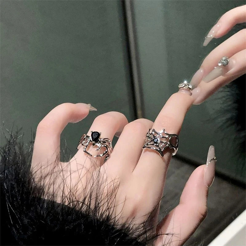 Bague Araignée Noire