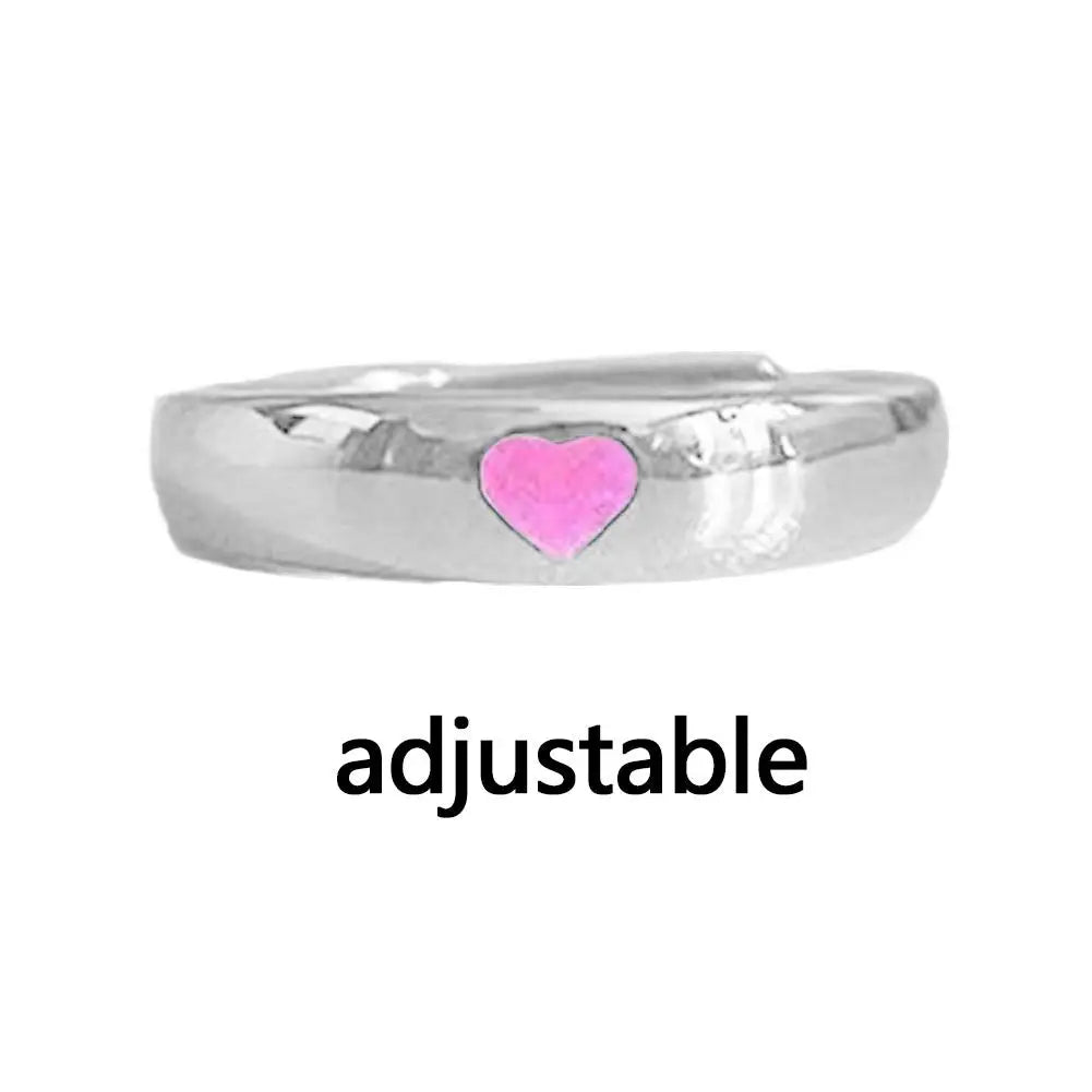 Bague Cœur Lumineuse