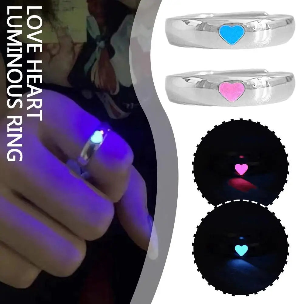 Bague Cœur Lumineuse
