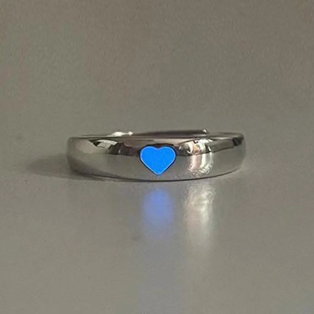 Bague Cœur Lumineuse