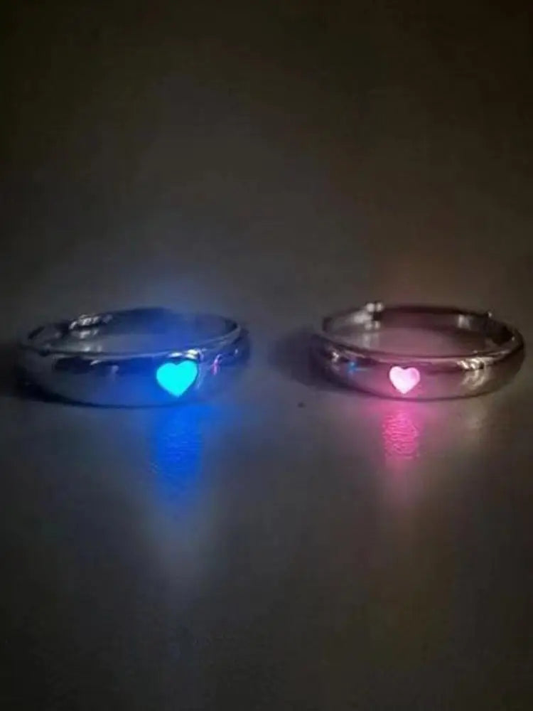 Bague Cœur Lumineuse