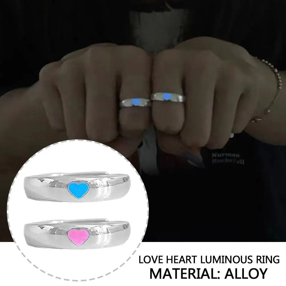 Bague Cœur Lumineuse