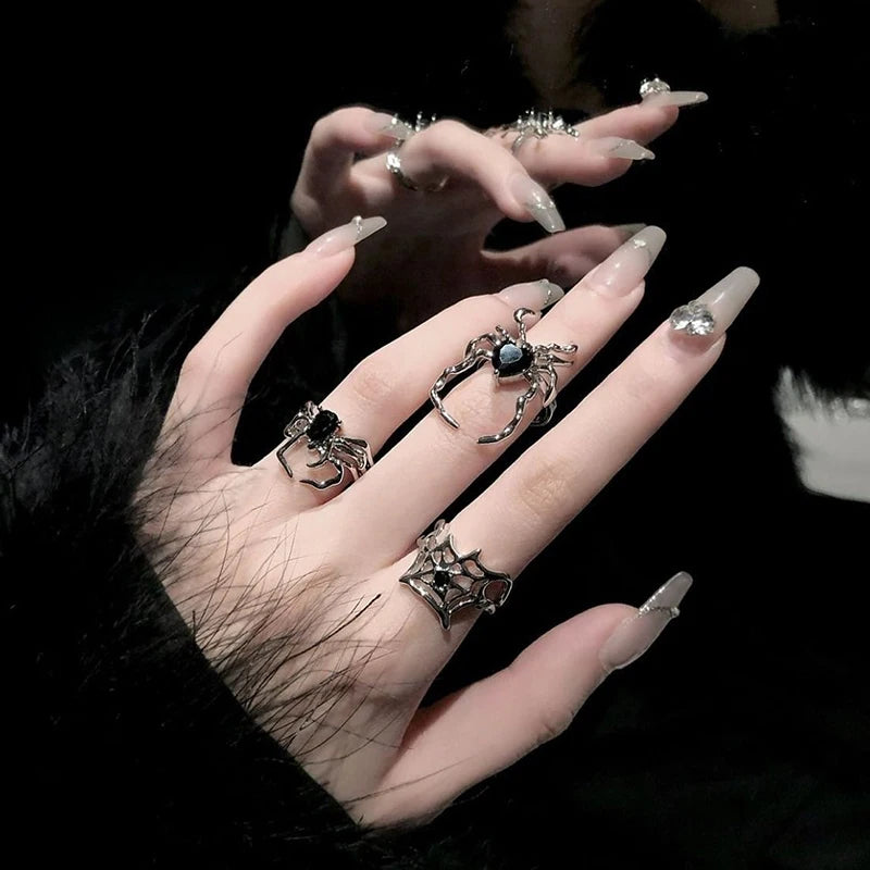 Bague Araignée Noire
