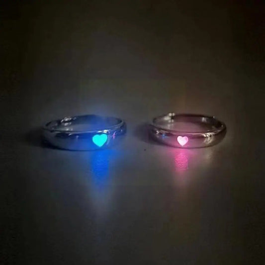 Bague Cœur Lumineuse